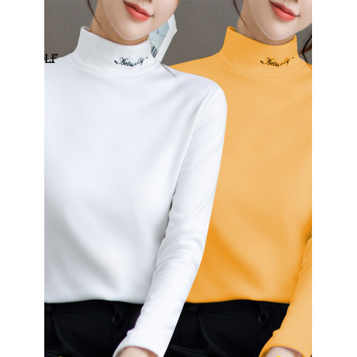 高爾夫女裝長袖T恤春秋冬保暖高彈力打底衫保暖衣 Golf球衣服裝女