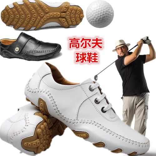 真皮高爾夫球鞋輕便男鞋golf透氣防水防側滑鞋頭層牛皮休閒運動鞋 真皮高爾夫球鞋輕便男鞋golf透氣防水防側滑鞋頭層牛皮休閒運動鞋