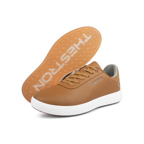 新款戶外高爾夫球鞋男士時尚無釘舒適高爾夫運動鞋防水耐磨防滑款