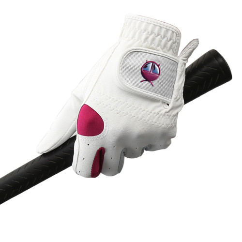 高爾夫手套女雙手露指防曬golf超纖布觸控螢幕式舒適女士高爾夫球手套