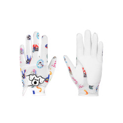 兒童高爾夫手套男童女童春秋小羊皮柔軟舒適防滑耐磨golf手套一雙