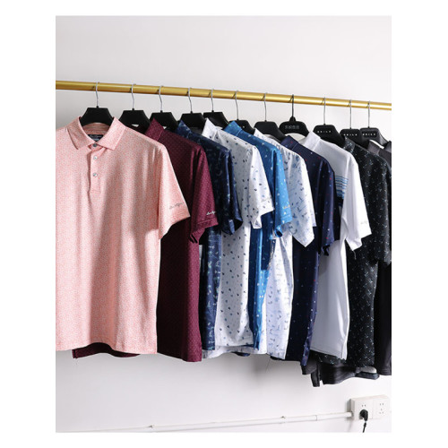 大碼戶外高爾夫POLO衫男冷感防曬Golf短袖球服彈力吸汗速乾球衣k5