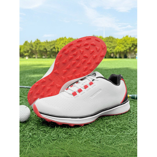 新款戶外男鞋百搭運動休閒舒適高爾夫系帶固定訂防滑耐磨球鞋 新款戶外男鞋百搭運動休閒舒適高爾夫系帶固定訂防滑耐磨球鞋