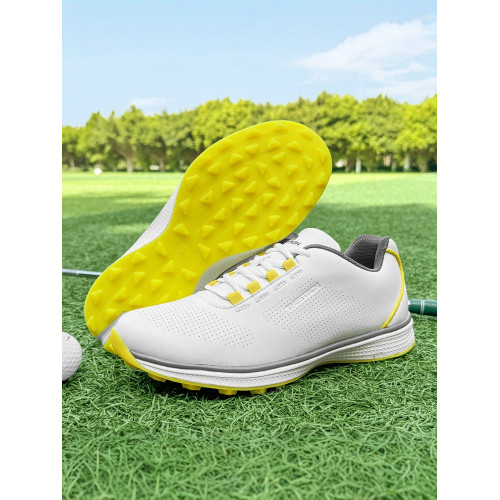 新款戶外男鞋百搭運動休閒舒適高爾夫系帶固定訂防滑耐磨球鞋 新款戶外男鞋百搭運動休閒舒適高爾夫系帶固定訂防滑耐磨球鞋