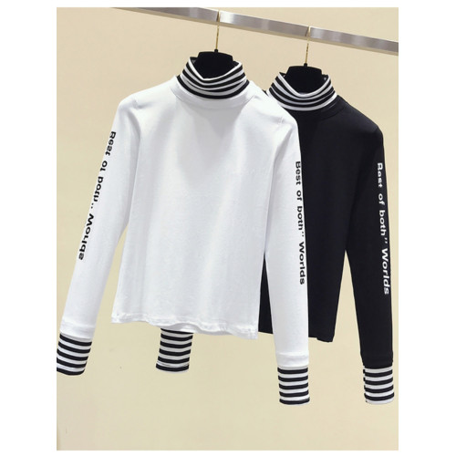 高爾夫服裝女春秋冬打底長袖T恤顯瘦彈力緊身衣速乾透氣加厚加絨