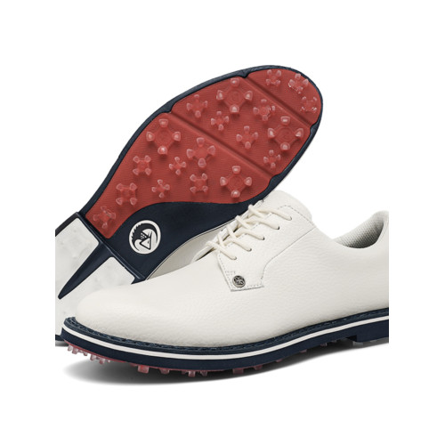 高爾夫球鞋男士防水平板球鞋商務休閒運動高爾夫鞋透氣白色低幫鞋