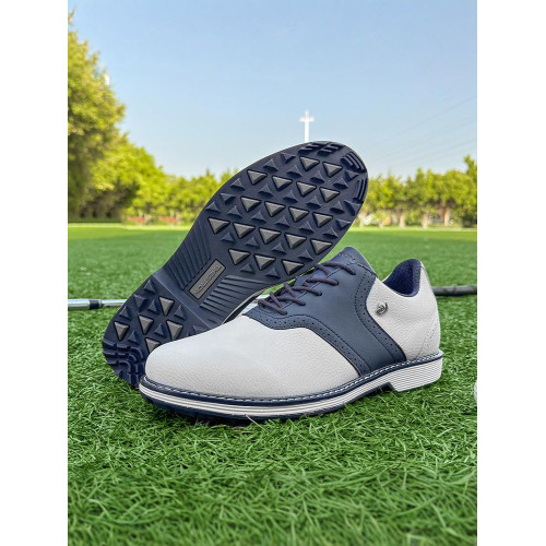 戶外新款低幫布洛克男士高爾夫球鞋防滑固定釘防水鞋休閒系帶男鞋 戶外新款低幫布洛克男士高爾夫球鞋防滑固定釘防水鞋休閒系帶男鞋