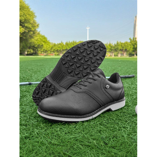 戶外新款低幫布洛克男士高爾夫球鞋防滑固定釘防水鞋休閒系帶男鞋 戶外新款低幫布洛克男士高爾夫球鞋防滑固定釘防水鞋休閒系帶男鞋