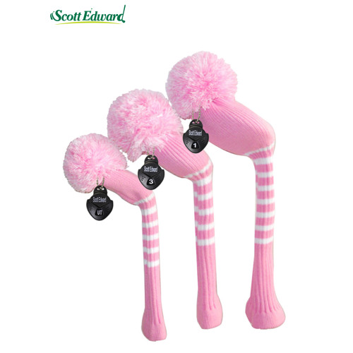 高爾夫球桿套 條紋針織毛線鐵桿套135號木桿頭套推桿球道木保護套 高爾夫球桿套 條紋針織毛線鐵桿套135號木桿頭套推桿球道木保護套