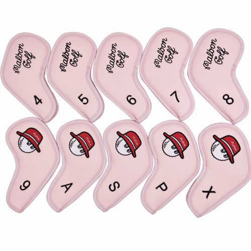 雙面數字漁夫帽高爾夫鐵桿套 木推桿套 高爾夫球桿套桿頭套保護套 雙面數字漁夫帽高爾夫鐵桿套 木推桿套 高爾夫球桿套桿頭套保護套