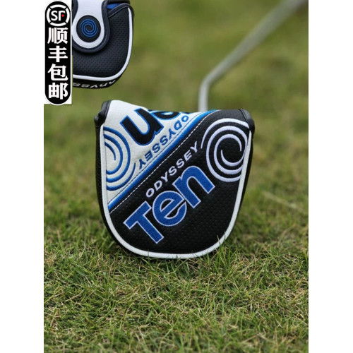 ODYSSEY奧德賽牛角一字推桿套 高爾夫桿套 桿頭套 球頭保護帽套 ODYSSEY奧德賽牛角一字推桿套 高爾夫桿套 桿頭套 球頭保護帽套