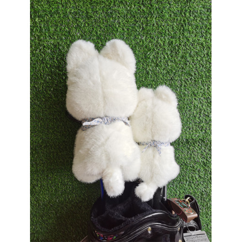 可愛西高地狗高爾夫球桿套一號木帽套小木桿桿頭保護套高爾夫用品 可愛西高地狗高爾夫球桿套一號木帽套小木桿桿頭保護套高爾夫用品