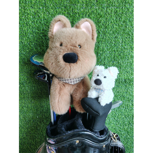 可愛西高地狗高爾夫球桿套一號木帽套小木桿桿頭保護套高爾夫用品 可愛西高地狗高爾夫球桿套一號木帽套小木桿桿頭保護套高爾夫用品