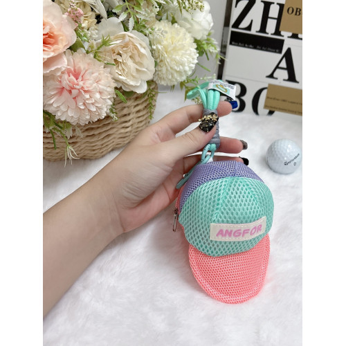 棒球帽型小球包高爾夫球包小掛件可愛馬卡龍多巴胺彩色球包 棒球帽型小球包高爾夫球包小掛件可愛馬卡龍多巴胺彩色球包