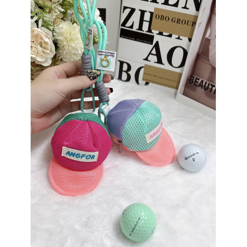 棒球帽型小球包高爾夫球包小掛件可愛馬卡龍多巴胺彩色球包 棒球帽型小球包高爾夫球包小掛件可愛馬卡龍多巴胺彩色球包