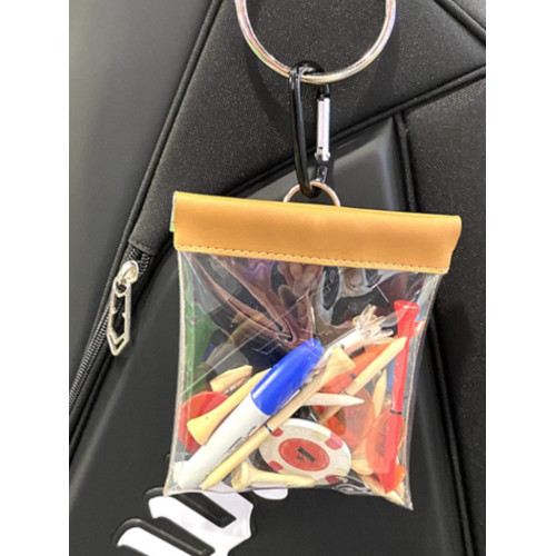 高爾夫球包 自動閉合球釘收納袋 腰包 PVC果嶺叉球tee馬克收納包 高爾夫球包 自動閉合球釘收納袋 腰包 PVC果嶺叉球tee馬克收納包