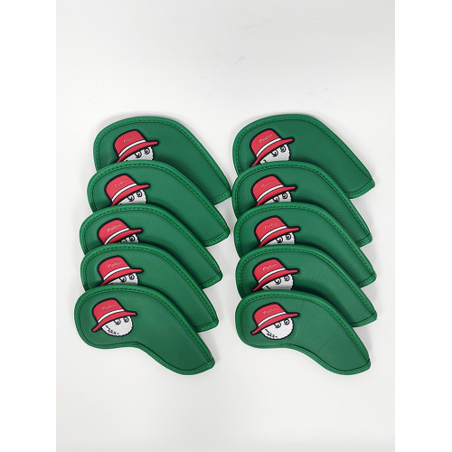 韓國原單高爾夫球桿套鐵桿套 球桿保護套 皮質桿頭套男女通用2024 韓國原單高爾夫球桿套鐵桿套 球桿保護套 皮質桿頭套男女通用2024