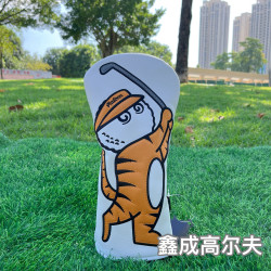 新款Malb老虎款高爾夫球桿套木桿套球桿保護套球道木鐵木桿套推桿