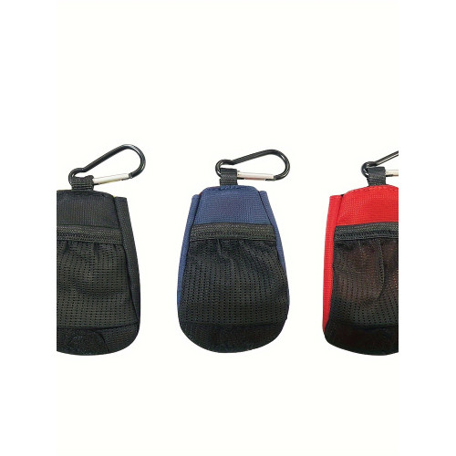 韓版 高爾夫球套可攜式 高爾夫小腰包配件小球袋擦球布