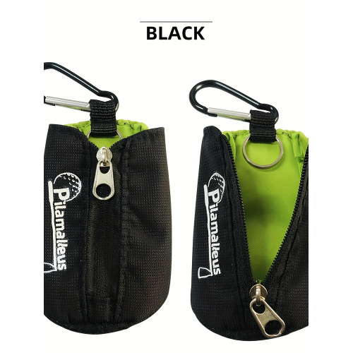 韓版 高爾夫球套可攜式 高爾夫小腰包配件小球袋擦球布