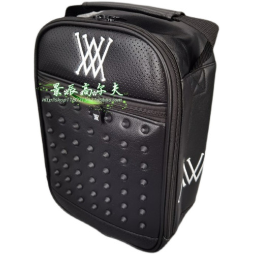 新款高爾夫鞋包防水鞋袋ANEW男女款手提包鉚釘時尚大空間易攜帶包