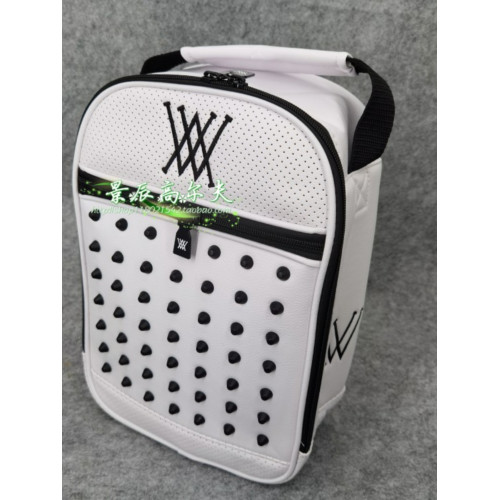 新款高爾夫鞋包防水鞋袋ANEW男女款手提包鉚釘時尚大空間易攜帶包