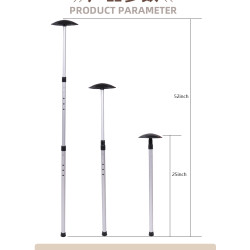 HOW TRUE高爾夫球包撐三節球包支撐桿可伸縮130cm保護球包不變形
