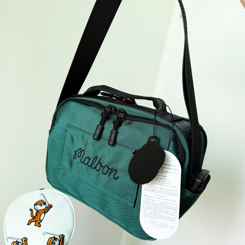 韓國新款高爾夫手提包手包男女款時尚輕便尼龍布手拎斜後背包防水