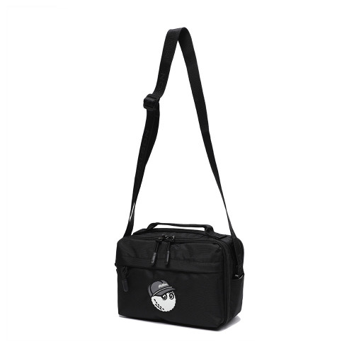 韓國新款高爾夫手提包手包男女款時尚輕便尼龍布手拎斜後背包防水