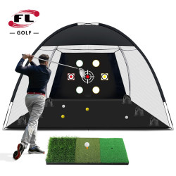 彿力體育室內外高爾夫練習網高爾夫球練習網切桿網套裝