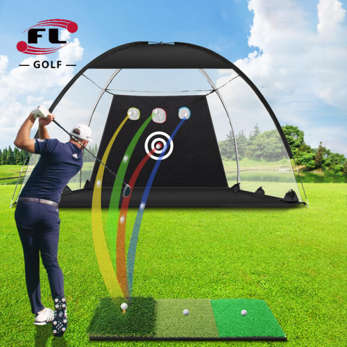 彿力體育室內外高爾夫練習網高爾夫球練習網切桿網套裝