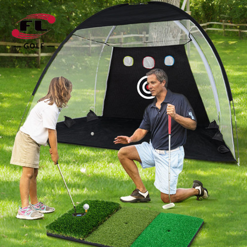 彿力體育室內外高爾夫練習網高爾夫球練習網切桿網套裝