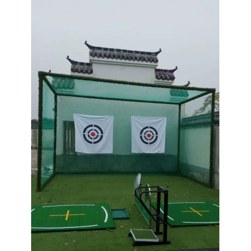 高爾夫打擊墊練習網加厚帆布目標揮桿網靶布練習場家用圓心打擊布