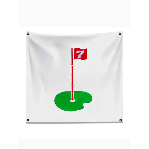 高爾夫打擊墊練習網加厚帆布目標揮桿網靶布練習場家用圓心打擊布