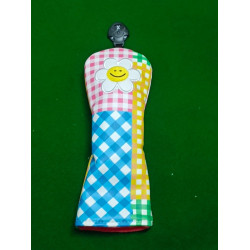 高爾夫球桿帽套 花格子 女士 木桿 鐵桿 推桿桿頭套 可愛 時尚