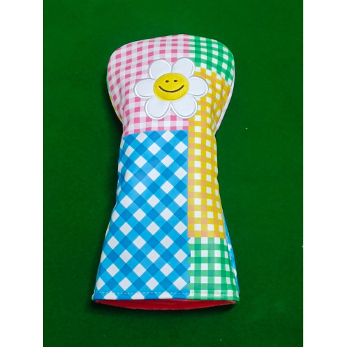 高爾夫球桿帽套 花格子 女士 木桿 鐵桿 推桿桿頭套 可愛 時尚 高爾夫球桿帽套 花格子 女士 木桿 鐵桿 推桿桿頭套 可愛 時尚