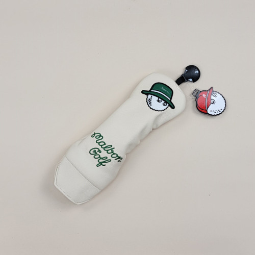 韓國Malbon高爾夫球桿套漁夫帽限量款木鐵推桿套  桿頭套保護帽套