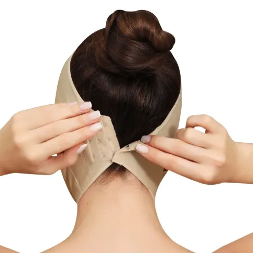 睡眠繃帶提拉v臉緊致下垂法令紋雙下巴咬肌按摩美膚面罩面膜止鼾