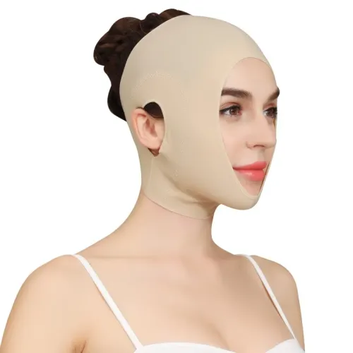 睡眠繃帶提拉v臉緊致下垂法令紋雙下巴咬肌按摩美膚面罩面膜止鼾