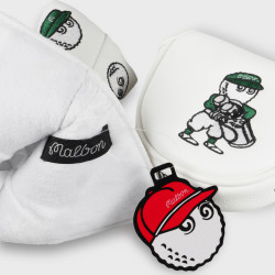 加厚高爾夫球桿套MALBON球桿套卡通球童白一號木桿套鐵桿套推桿套