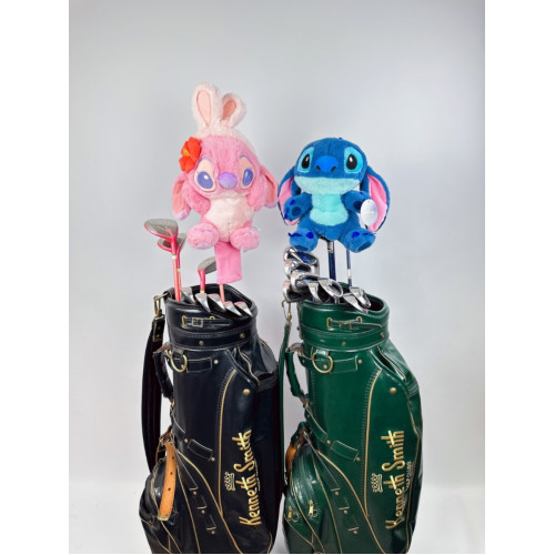 正版史迪仔超柔史迪奇毛絨高爾夫一三五號桿套小雞腿桿頭套