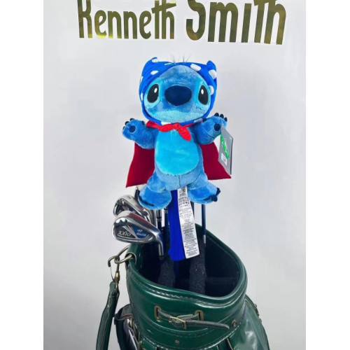 正版史迪仔超柔史迪奇毛絨高爾夫一三五號桿套小雞腿桿頭套