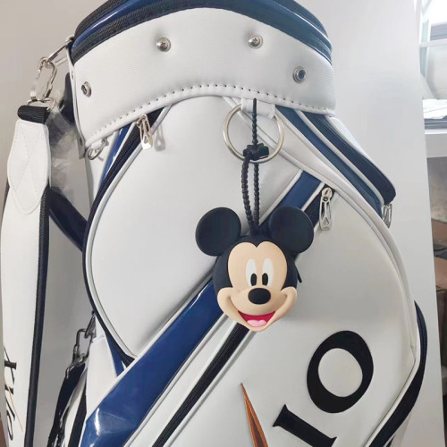 貓高爾夫球收納包袋配件包創意高爾夫球小腰包掛包2粒裝球