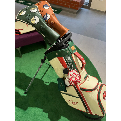 高爾夫球桿套漁夫帽立體刺綉可愛一號木桿套推桿套球桿保護套帽套