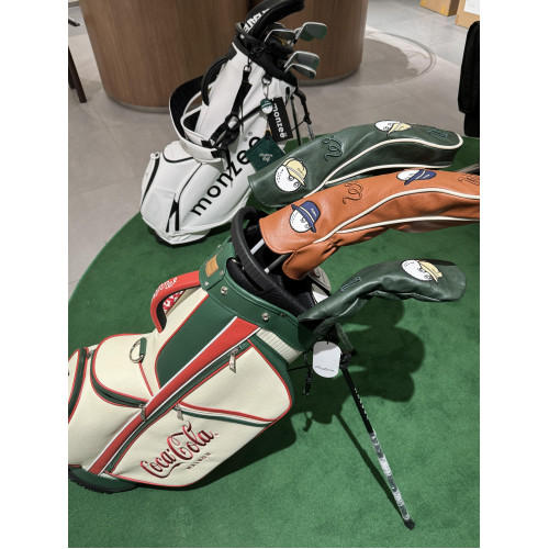 高爾夫球桿套漁夫帽立體刺綉可愛一號木桿套推桿套球桿保護套帽套