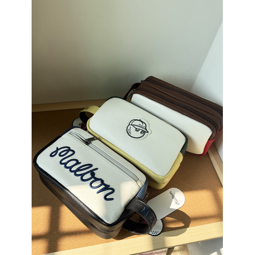 韓國新款高爾夫手包雜物包拼色雙層防水男女通用手提包小球袋golf 韓國新款高爾夫手包雜物包拼色雙層防水男女通用手提包小球袋golf