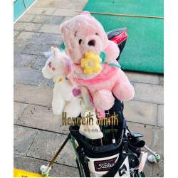 可愛維尼高爾夫一號木桿球道木小雞腿套高爾夫帽套高爾夫球桿套