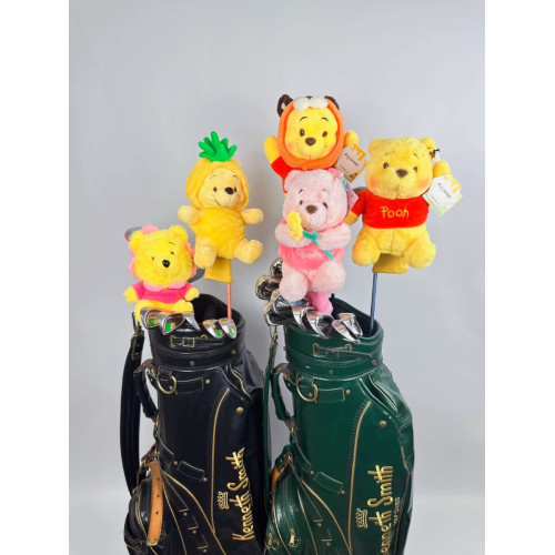 可愛維尼高爾夫一號木桿球道木小雞腿套高爾夫帽套高爾夫球桿套 可愛維尼高爾夫一號木桿球道木小雞腿套高爾夫帽套高爾夫球桿套