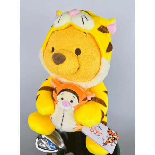 可愛維尼高爾夫一號木桿球道木小雞腿套高爾夫帽套高爾夫球桿套 可愛維尼高爾夫一號木桿球道木小雞腿套高爾夫帽套高爾夫球桿套