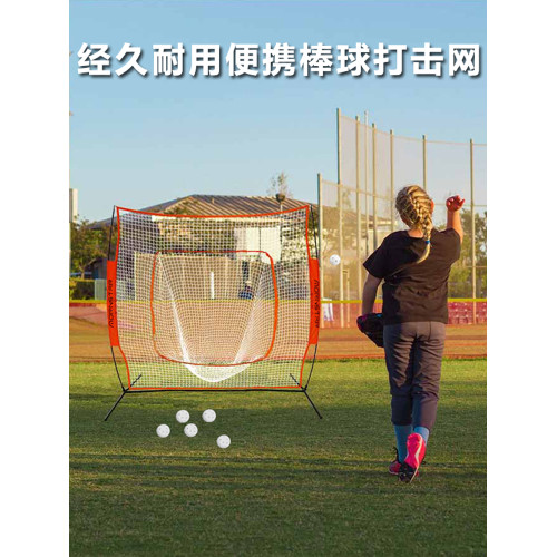 棒球網成人兒童室內戶外棒球打擊練習擋網壘球訓練平面投手飛盤網
